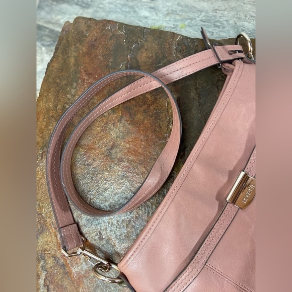 Rosetti~Dark Mauve~Mid-Sized~Soft Faux Leather~Upper Zip Closure~Crossbody Bag - Picture 11 of 15